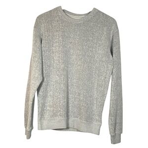 Pacific & Co Womens Textured Crewneck Sweatshirt Sz S Long Sleeve Pullover